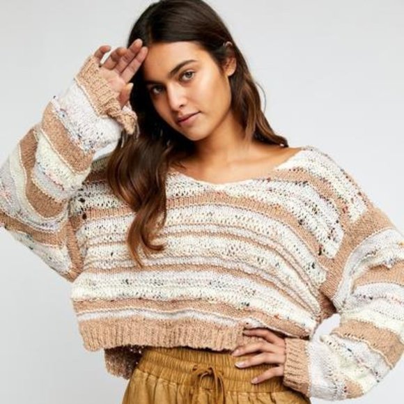 Free People Lake Life Pullover Sweater 